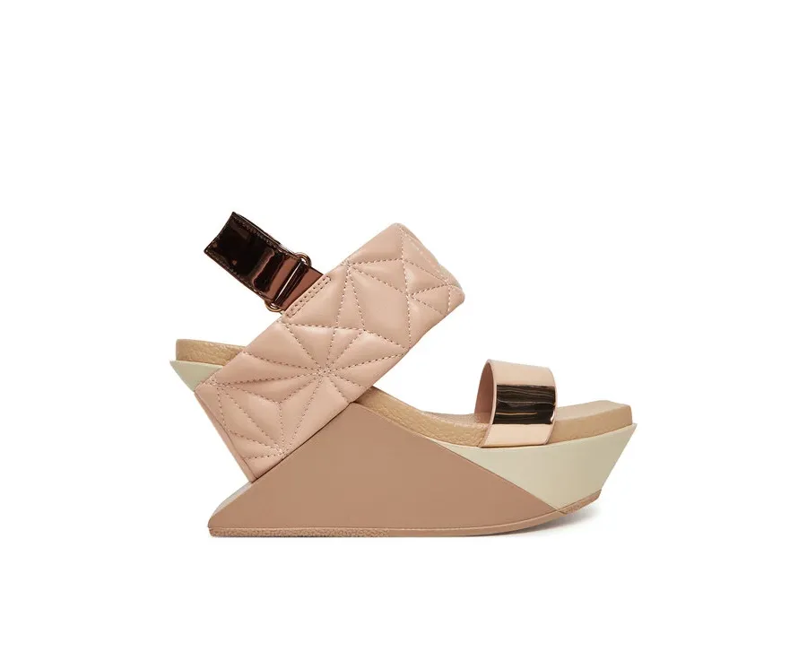 obrazek 1 United Nude Sandały Delta Wedge Puffy 10902861188 Beżowy
