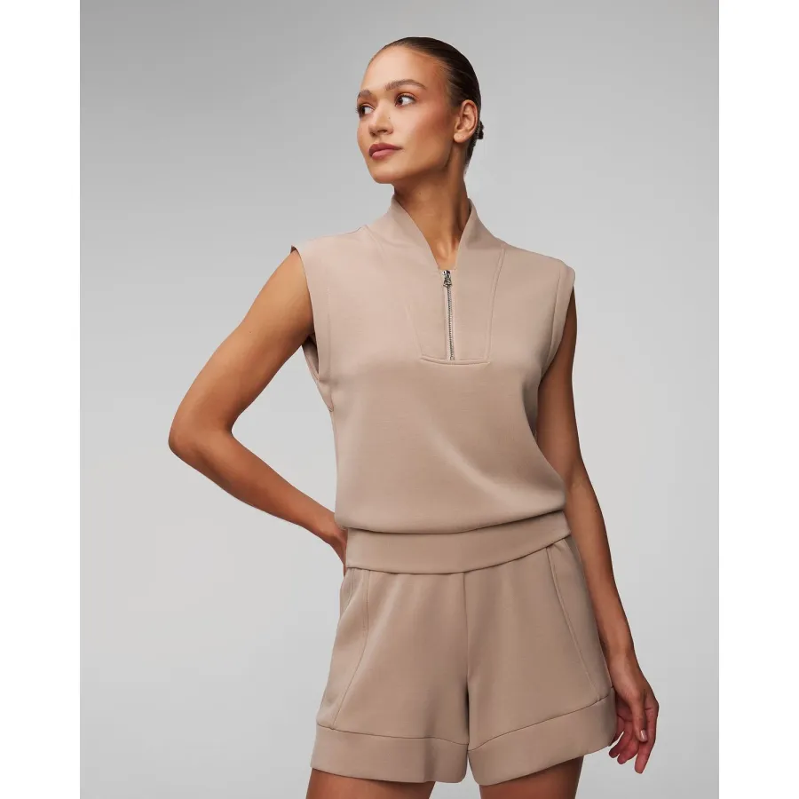 obrazek 1 Beżowa Bluza Damska Varley Loretta Half Zip