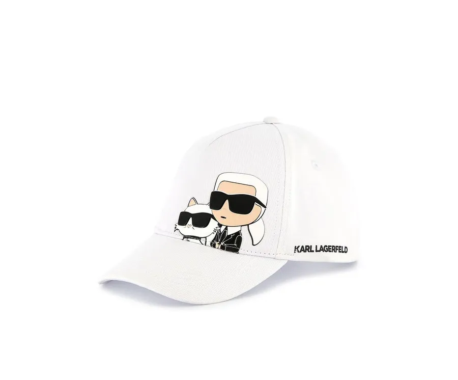 obrazek 1 KARL LAGERFELD Czapka z daszkiem Z30393 Biały