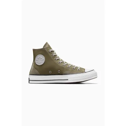 Zdjęcie Converse trampki Chuck 70 HI Mossy męskie kolor zielony A07435C