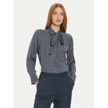 Zdjęcie Tommy Hilfiger Bluzka Diamond WW0WW43060 Granatowy Regular Fit