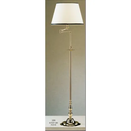 Zdjęcie Luksusowa lampa podłogowa ze stożkowym kloszem - Il Paralume Marina