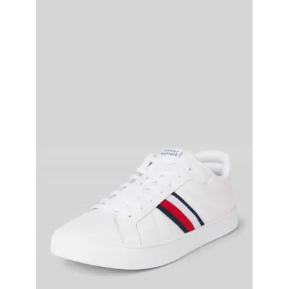 Zdjęcie Sneakersy skórzane z paskami w kontrastowym kolorze model ‘ICON COURT’
