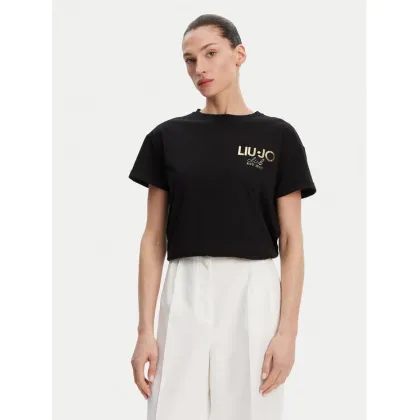 Zdjęcie Liu Jo T-Shirt WA5007 JS923 Czarny Relaxed Fit