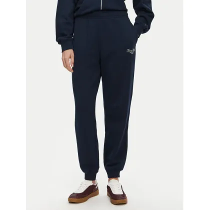Zdjęcie Tommy Hilfiger Spodnie dresowe WW0WW45576 Granatowy Regular Fit