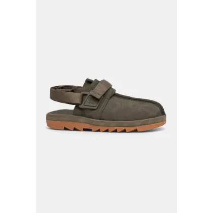Zdjęcie Reebok klapki zamszowe Beatnik męskie kolor zielony 100210317