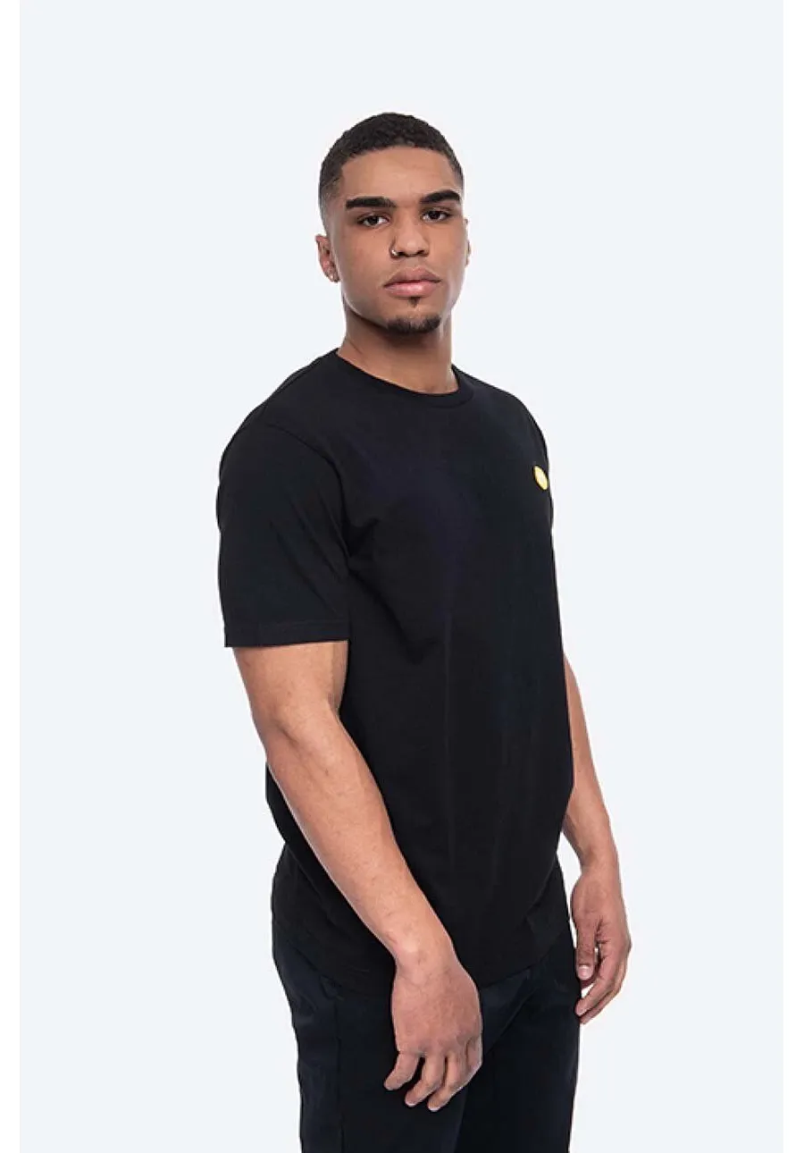 obrazek 1 Wood Wood t-shirt bawełniany Ace Double A kolor czarny z aplikacją 10005700.2222-NAVY