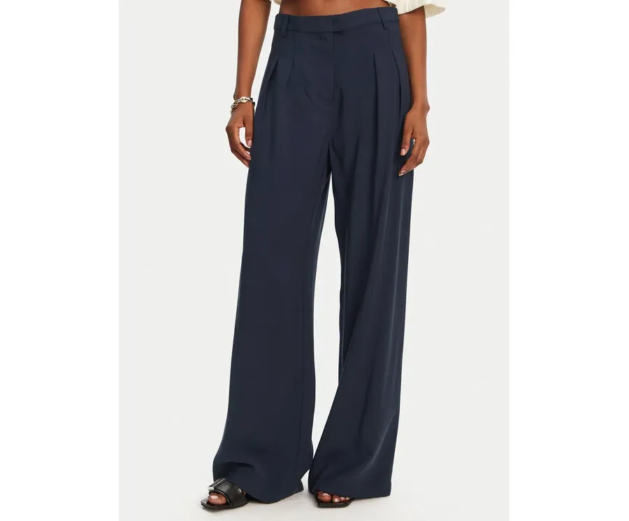 obrazek 1 Patrizia Pepe Spodnie materiałowe 2P1670/A573-C789 Granatowy Regular Fit