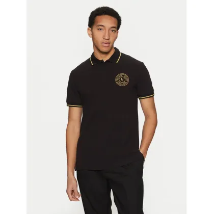 Zdjęcie Versace Jeans Couture Polo 78GAGT00 Czarny Regular Fit