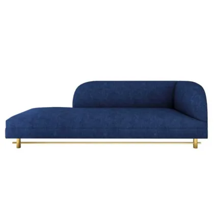 Zdjęcie Stylowy szezlong w niebieskim kolorze - Ana Roque