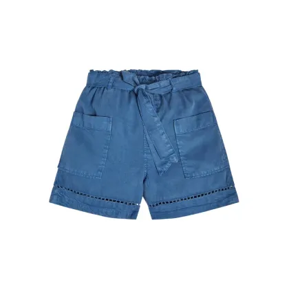 Zdjęcie Guess Szorty materiałowe J3GD03 WE8R0 Niebieski Relaxed Fit