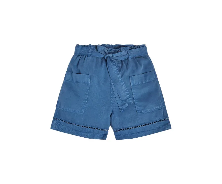 obrazek 1 Guess Szorty materiałowe J3GD03 WE8R0 Niebieski Relaxed Fit