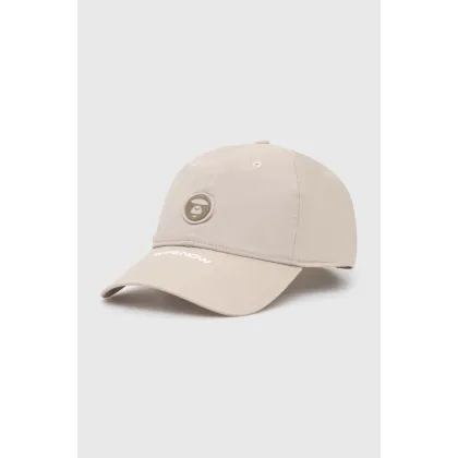 Zdjęcie AAPE czapka z daszkiem kolor beżowy z nadrukiem AAPCPM5176XXM