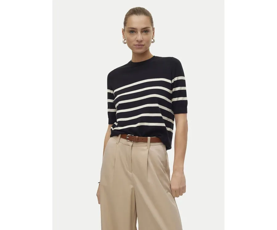 obrazek 1 Vero Moda Sweter Saba 10306829 Czarny Regular Fit