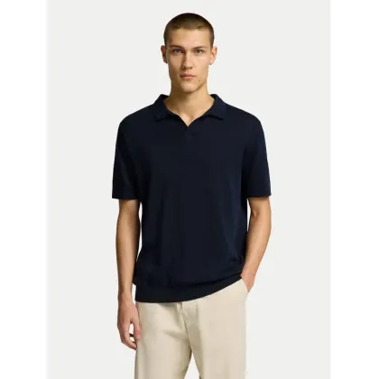 Zdjęcie Selected Homme Polo Mattis 16096197 Granatowy Regular Fit