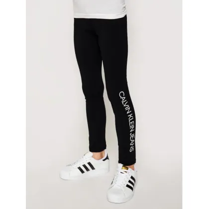 Zdjęcie Calvin Klein Jeans Legginsy Logo IG0IG00740 Czarny Slim Fit