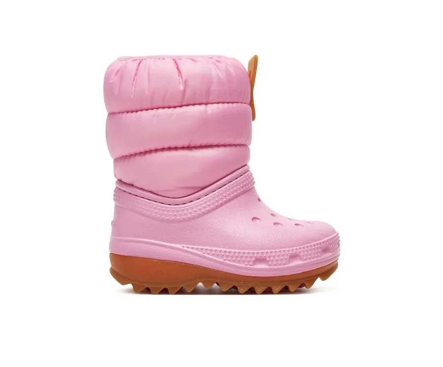 obrazek 1 Crocs Śniegowce Classic Neo Puff Boot T 207683 Różowy