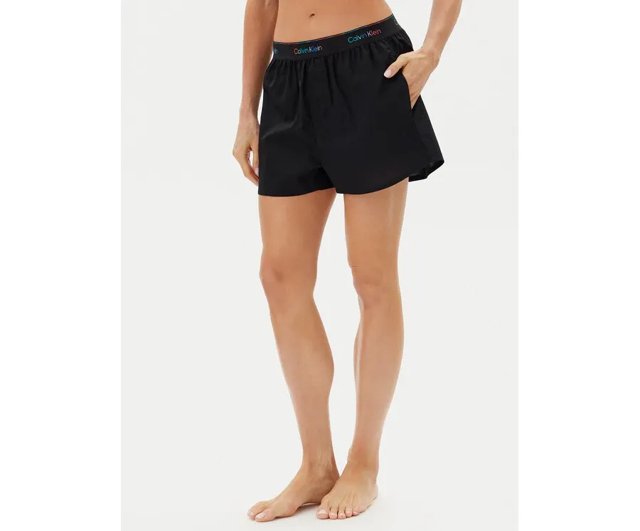 obrazek 1 Calvin Klein Underwear Szorty piżamowe LV00QS7471 Czarny Relaxed Fit