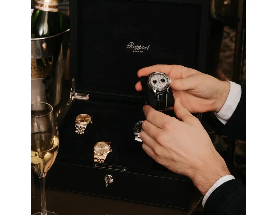 obrazek 2 Klasyczne pudełko na 8 zegarków - idealne dla kolekcjonera