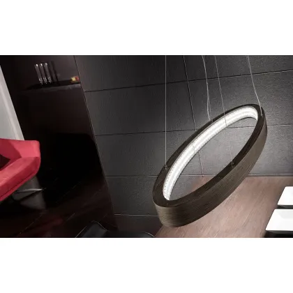 Picture Slanting circle-shaped chandelier - Masiero