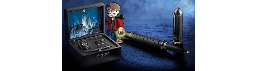 obrazek 3 Pióro Kulkowe/Zegarek/ Spinki ZESTAW BATMAN Montegrappa