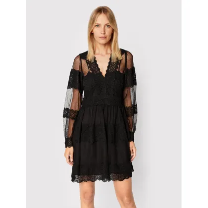 Zdjęcie TWINSET Sukienka koktajlowa 222TP2252 Czarny Regular Fit