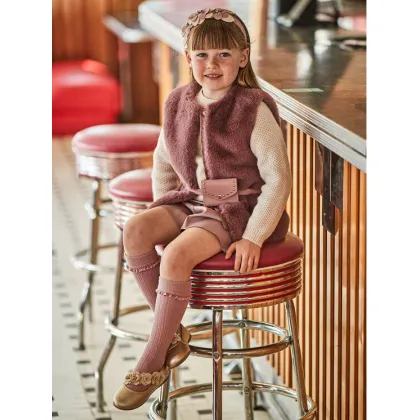 Zdjęcie Mayoral Szorty z imitacji skóry 4907 Różowy Regular Fit