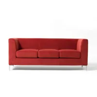 Zdjęcie Cudowna 3-osobowa sofa Frame na aluminiowych nogach do oryginalnych wnętrz