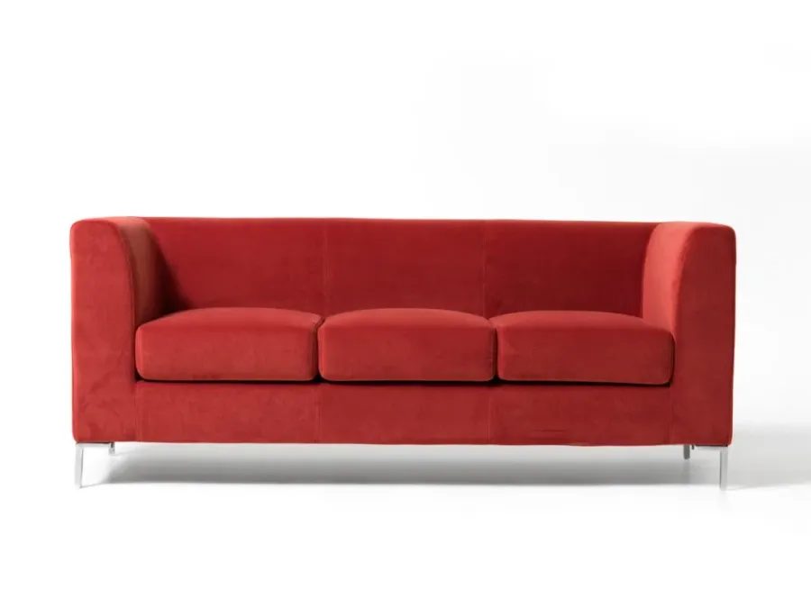 obrazek 1 Cudowna 3-osobowa sofa Frame na aluminiowych nogach do oryginalnych wnętrz