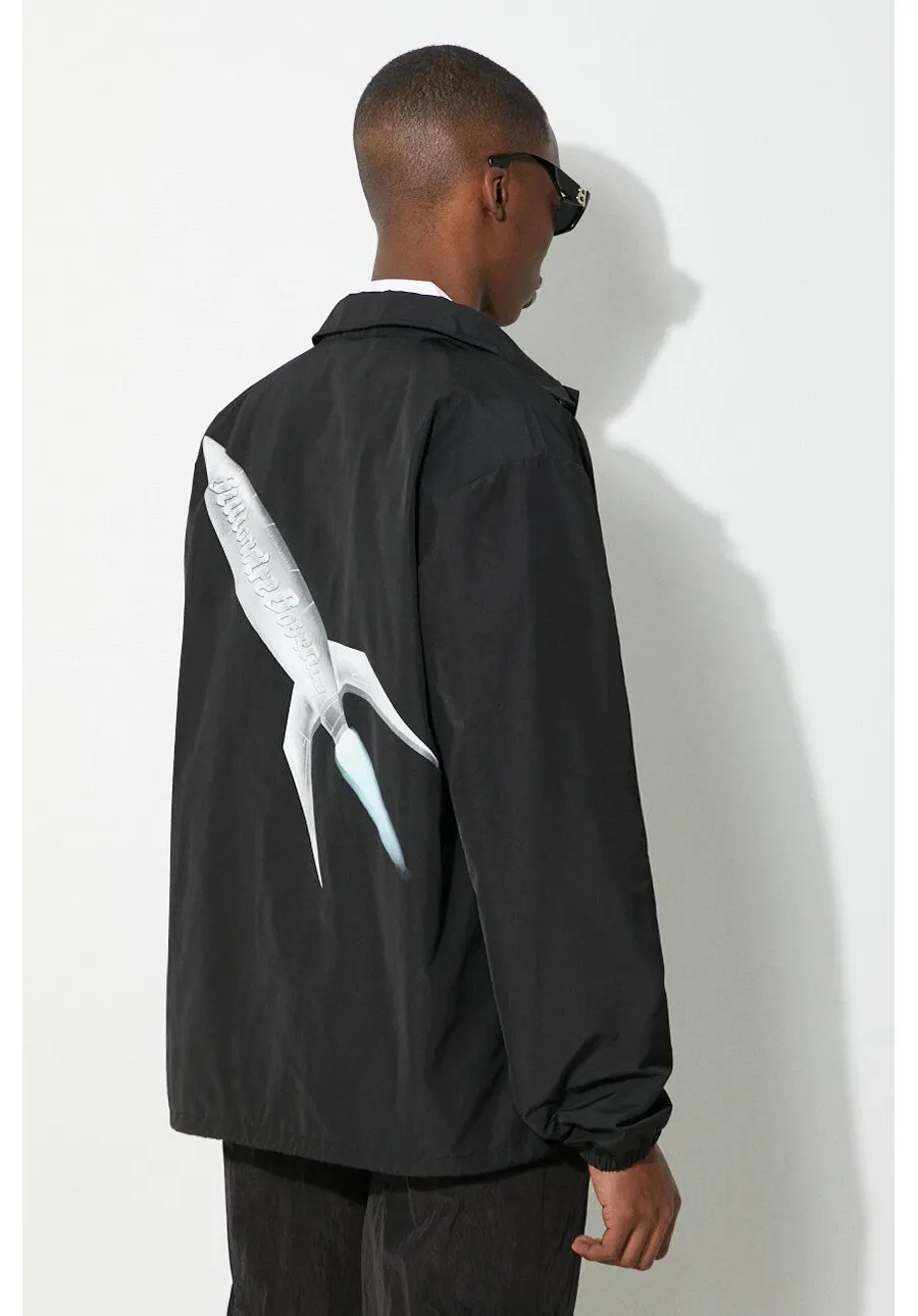 obrazek 1 Billionaire Boys Club kurtka Rocket Coach Jacket męska kolor czarny przejściowa B24108