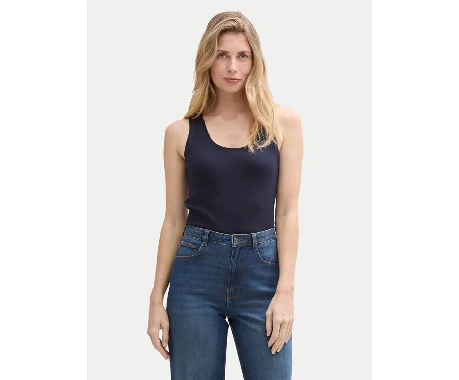 obrazek 1 Tom Tailor Top 1045540 Granatowy Regular Fit