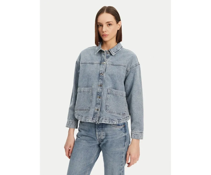 obrazek 1 Vero Moda Koszula jeansowa Jamie 10331693 Niebieski Relaxed Fit