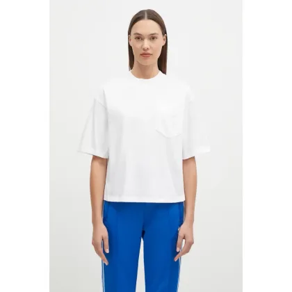 Zdjęcie Carhartt WIP t-shirt bawełniany S/S Colburn damski kolor biały I034308.02XX