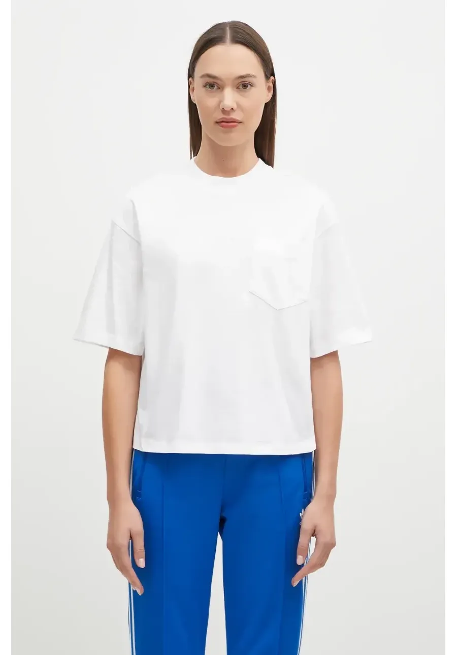 obrazek 1 Carhartt WIP t-shirt bawełniany S/S Colburn damski kolor biały I034308.02XX