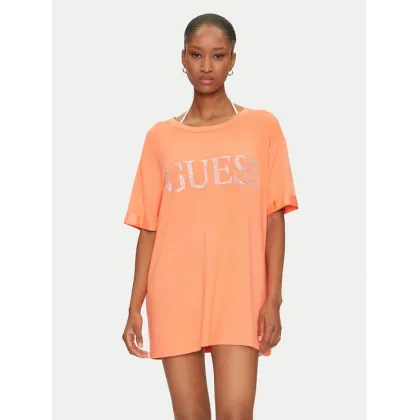 Zdjęcie Guess T-Shirt E5GI07 K68D2 Pomarańczowy Regular Fit