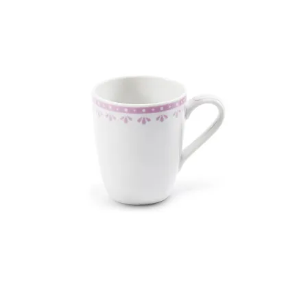 Zdjęcie Luksusowa filiżanka do espresso z porcelany zdobiona subtelnym różowym motywem – Leander