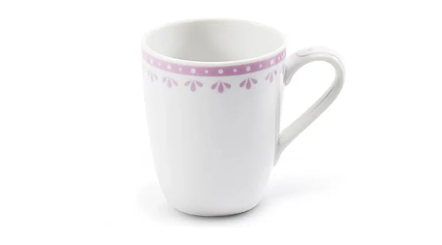 obrazek 1 Luksusowa filiżanka do espresso z porcelany zdobiona subtelnym różowym motywem – Leander