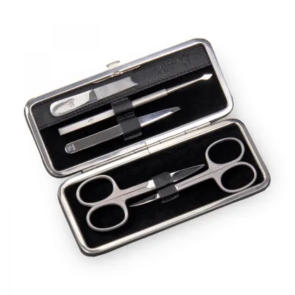 Zdjęcie Zestaw do manicure - skórzane etui, 5 elementów