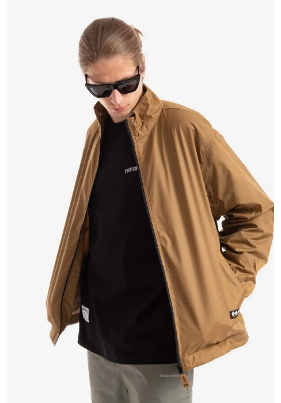 obrazek 1 thisisneverthat kurtka Nylon Crew męska kolor beżowy przejściowa oversize TN221WOWLS03-COYOTE