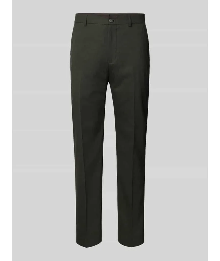 obrazek 1 Spodnie materiałowe o kroju slim fit w kant model ‘NEIL’