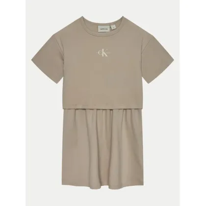 Zdjęcie Calvin Klein Jeans Sukienka codzienna IG0IG02770 Beżowy Relaxed Fit