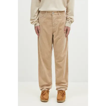Zdjęcie Carhartt WIP spodnie bawełniane kolor beżowy proste