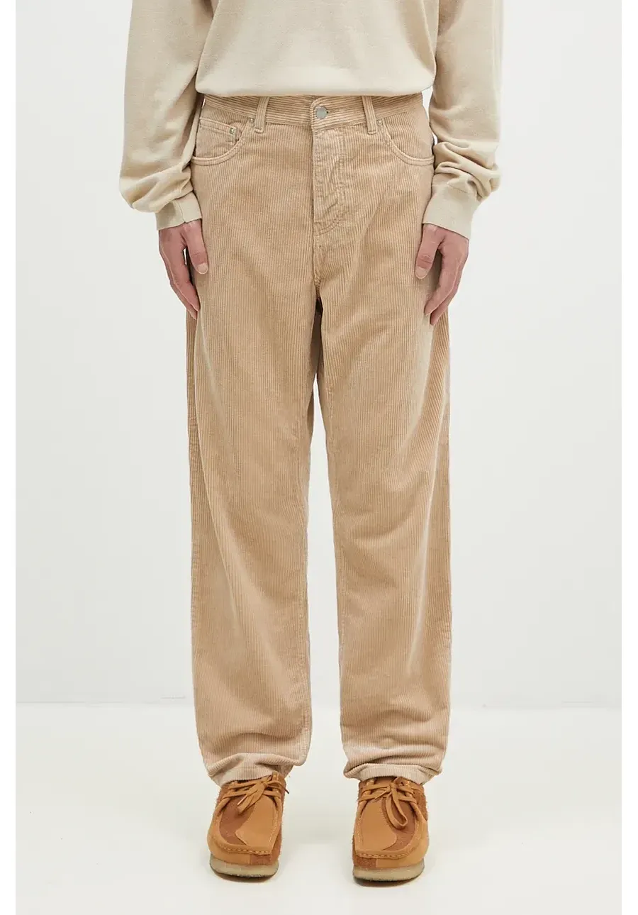 obrazek 1 Carhartt WIP spodnie bawełniane kolor beżowy proste