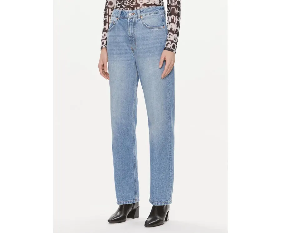 obrazek 1 Hugo Jeansy Gilissi 50508188 Niebieski Relaxed Fit HUGO
