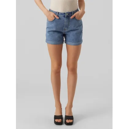 Zdjęcie Vero Moda Szorty jeansowe Zuri 10279493 Niebieski Regular Fit