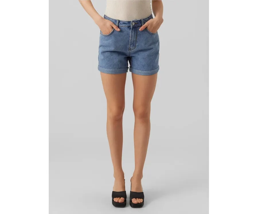 obrazek 1 Vero Moda Szorty jeansowe Zuri 10279493 Niebieski Regular Fit