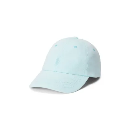 Zdjęcie Polo Ralph Lauren czapka z daszkiem bawełniana kolor niebieski gładka 211967365