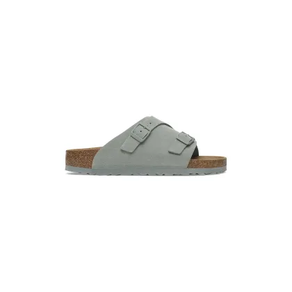 Zdjęcie Birkenstock klapki zamszowe Zürich damskie kolor niebieski 1029166