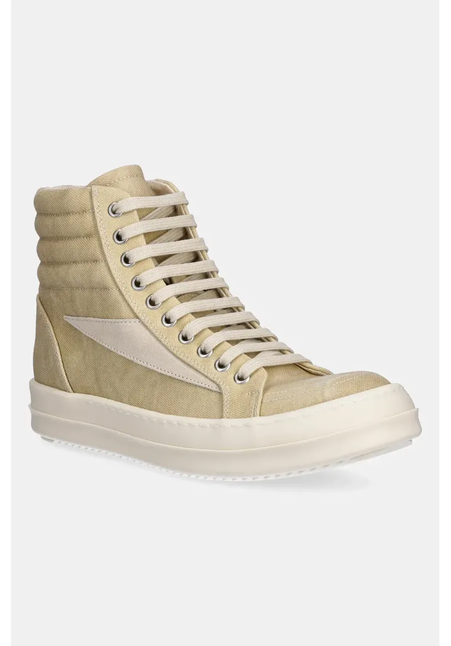 obrazek 1 Rick Owens Vintage High Sneaks kolor biały DS01E3810.CVSLVS