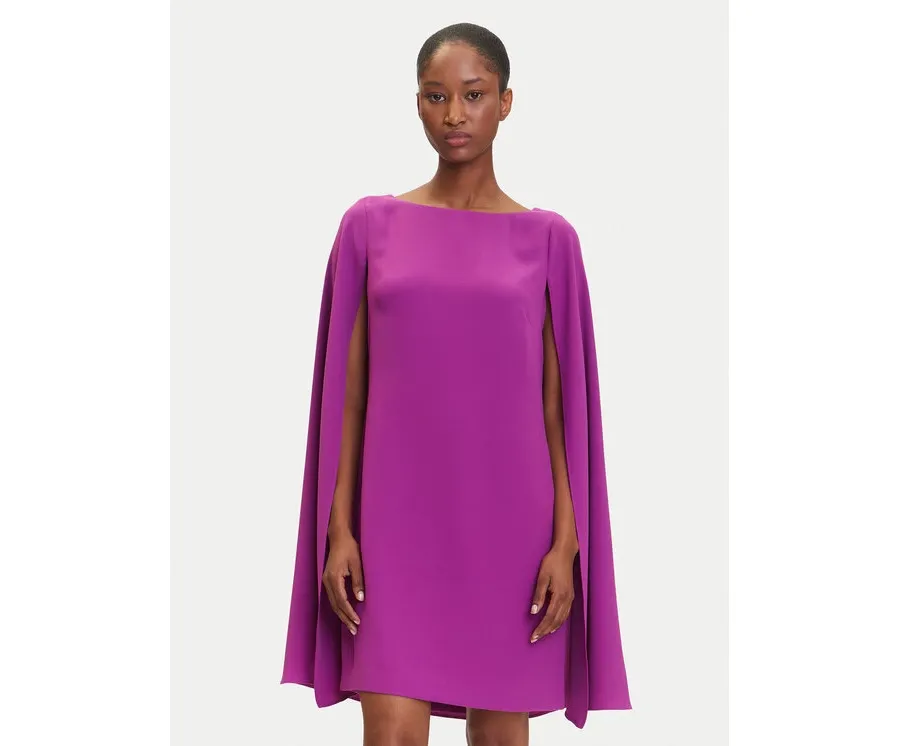 obrazek 1 LAUREN RALPH LAUREN Sukienka koktajlowa 2,53855E+11 Fioletowy Slim Fit